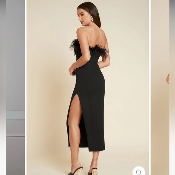 Jaus Valentino black feather dress 🖤 - Picture 5 of 6